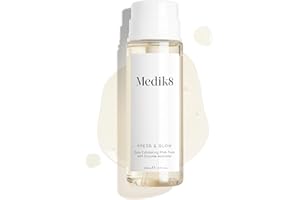 Medik8 Press & Glow - Daily PHA Exfoliating Facial Toner - Smooths Skin Surface & Boosts Radiance - All Skin Types - 200ml