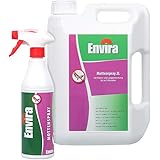Envira Motten-Spray - Anti-Motten-Mittel Mit Langzeitwirkung - Geruchlos & Auf Wasserbasis - 500 ml + 2 Liter