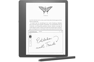Zertifiziert und generalüberholt Kindle Scribe, der erste Kindle mit Schreibfunktion, mit 10,2-Zoll-Paperwhite-Display mit 300 ppi, mit Premium-Eingabestift | 16 GB