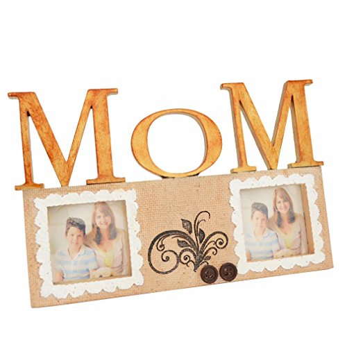 Giftgarden Photo Frame - New Resin Picture Frames Beautiful MOM Personalised Photo Frames for Home Decor Frames 2x2-Inch