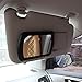 Slience Mask Car Makeup Vanity Mirror Car Cosmetic Mirror Sun-shading Mirror Black Auto Supplies 169*110mm 1 Pc Black