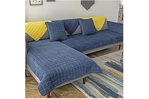 RTSFKFS Sofabezug Ecksofa Couchbezug Sofaiberwurf l Form Eckcouch 3/2 Sitzer Sofaschutz Schonbezug Sofaschoner rutschfest Hund Katze Sofabezügen- Grau (Color : C, Size : 110x160cm1pc)