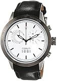 Cerruti 1881 Herren-Armbanduhr XL UDINE Analog Quarz Leder CRA096A212G