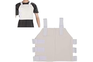 Agatige Broken Rib Brace, Chest Sternum Protector Support Brace Breathable Chest Wrap Belt for Men and Women Broken Fractured, Dislocated Cracked Ribs Open Heart Surgery Recovery