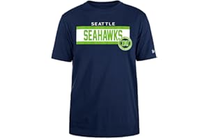 Seattle Seahawks NFL Regular T-Shirt High Density Ink Screenprint Front Graphic Original Team Color Camiseta Unisex Adulto