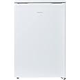 Statesman Freestanding R155W Under Counter Fridge with 4* Ice Box, 55cm, Fridge 97 Litres, Freezer 16 Litres, 1 Adjustable Glass Shelf, Reversible Doors, Internal Light, Large Salad Drawer, White