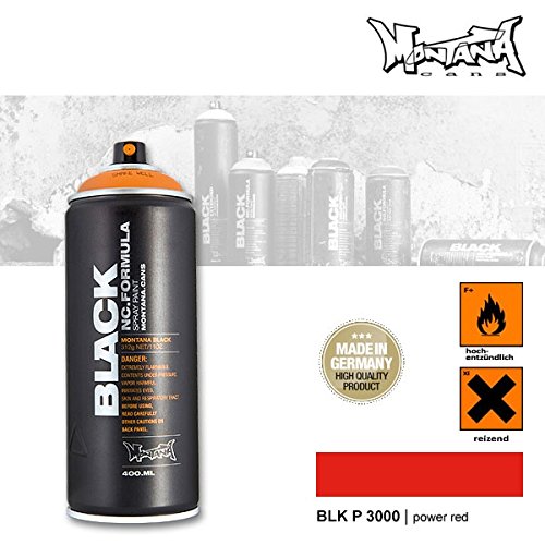 Montana Black P 3000 power red, 400 ml Sprühdose