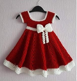 crochet woolen frock