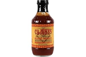 CAJOHNS FIERY FOODS SAUCE BBQ BLACK CHERRY BOURBON 473 ML