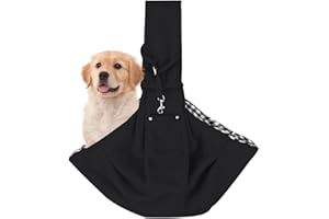 GUTERTOP Dog Carrier, Dog Carrier, Adjustable Pet Sling for Dogs, Dog Sling for Walks and Outdoor Activities, Load Capacity up to 15 kg