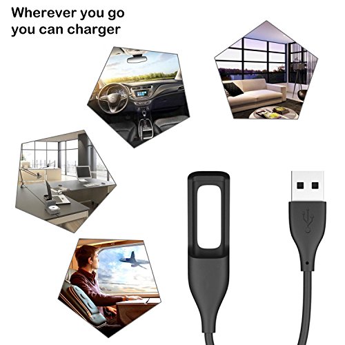 BlueBeach® Ersatz Fitbit FLEX USB Ladekabel Ladegerät Ladestation - 4