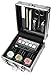 JUST TO GO FRENCH NAILS! 12 PIECES MANICURE SILVER CASE SET! FRENCH MANICURE & ACCESSORIES SET! PERFECT GIFT! NAIL CARE!