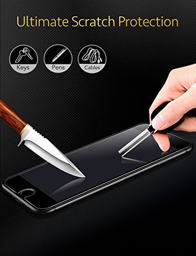 Protector Pantalla iPhone 7 Plus 8 Plus  2 Piezas  F  cil de Instalar  Garant  a de por Vida   ESR Cristal Templado 9H Dureza  3D Touch Compatible   Anti-Huella para Apple iPhone 8 Plus 7 Plus 6s Plus 6 Plus de 5 5 pulgadas 