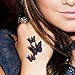 TAFLY Temporary Tattoo 3D Sexy Multicolor Butterfly Body Art Waterproof Sticker 5 Sheets