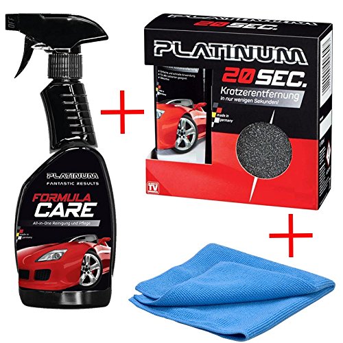 Preisvergleich Produktbild Platinum Fantastic Results + Platinum 20 Seconds Kratzerentferner + Mikrofasertuch