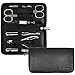 Produktbild Pfeilring Manikür Etui 7-teilig, exklusives Leder-Etui Maniküre-Set - Nagelpflegeset Fingernagel Handpflege Reise-Set für die Tasche mit Reißverschluss