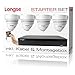 Produktbild Longse - Starter 2MP Videoüberwachung Set 2.8-12mm inkl. Zubehör und Software - LIRDNTH4KIT - 4000GB Festplatte