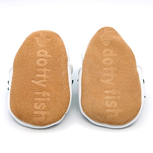 Weiche Baby und Kleinkind Lederschuhe – Jungen und Mädchen – Sterne - 5