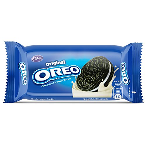 Cadbury Oreo Chocolatey Sandwich Creme Biscuits, 51.5g