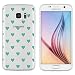 Produktbild Samsung Galaxy S7 Hülle von licaso® aus TPU schützt Dein S7 5,1" Schutz-Hülle Green Heart transparent klare Schutzhülle Tasche Silikon Style (Samsung Galaxy S7 Green Heart)