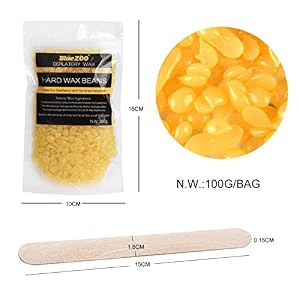 Bluezoo Waxing Kit Electric Wax Warmer with Hard Wax Beans and Wax Applicator Sticks - Image 5