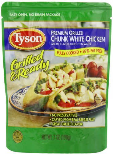Preisvergleich Produktbild Tyson Premium Grilled Chunk White Chicken, 7 Ounce by Tyson