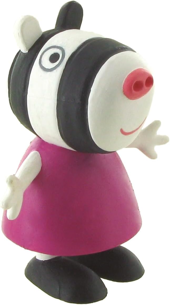 Comansi - Peppa Pig: Zoe Mini Figura, Figura clásica, 6 cm, Coleccionable, Multicolor, a Partir de 18 Meses