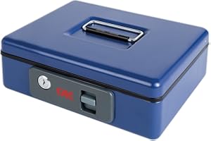 FAC 25011 - Caja de caudales con pulsador, número 3, color azul