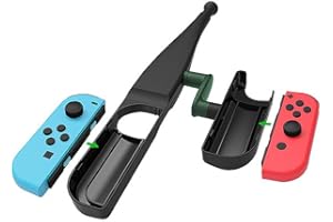 RREAKA Fishing Rod for Nintendo Switch OLED for Joy Con Controller Switch Fishing Game Controller for Legendary Fishing, Fishing Star World Tour, Bass Pro Shops for Joy-Con Game Accessories