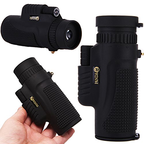 UrChoiceLtd® 2017 PANDA 8x42 Monocular de visión nocturna HD prismáticos non-infrared bolsillo de alta definición de alta potencia de mano Zoom Monocular Telescopio