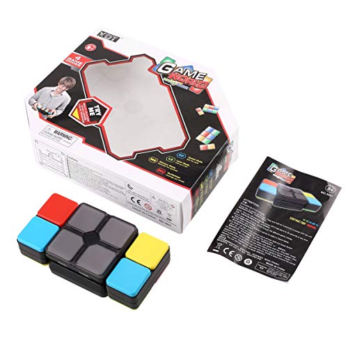 Preisvergleich Produktbild JullyeleDEgant 4 Spielmodi Zauberwürfel Flip Slide Cube Puzzle Spielzeug mit Lichtgeschwindigkeit Speicher Multiplayer modi Elektronische Lernspielzeug