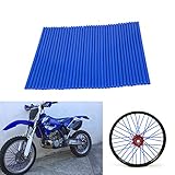 cross motorrad 250ccm kaufen ➤ Passform - Motorrad Kunststoff Radspeichenabdeckung passend für Kawasaki Honda Yamaha Suzuki CR CRF XR YZ YZF KX KXF RM RMZ SX XC EXC XCF EXCF Offroad Motocross Motorrad. Passend für 19-53,3 cm Speichenräder.