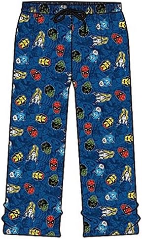 OFFICIAL MEN'S MARVEL LOUNGE PANTS PYJAMAS BOTTOM, SIZE S, M, L &amp; XL (MEDIUM)