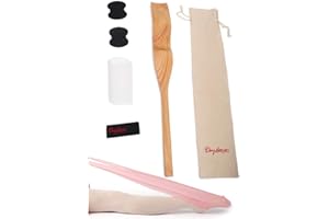 DAYDANCE Kids Women Ballet Foot Stretcher Wooden Arch Enhancer Set with Resitance Bands, for Ballet, Gymnastics, Yoga