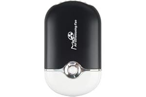 Tongping USB Mini Ventilator Klimaanlage Gebläse für Wimpernverlängerung (Schwarz)