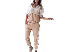 NTNY3 Donna Tuta da Ginnastica Tute Sportive Complete Felpa Ragazza con Cappuccio Pantaloni Jogging Running Hoodie Sports Sweatshirt Leggera Pantalone