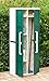 TOOMAX 165 x 65 x 37cm Comfort Small Storage Unit with 2 Doors/ 4 Adjustable Shelves - Milk White/ Green