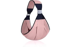 WBZOWRB Marsupio Neonato 0-36 Mesi, Marsupio Neonato, Fascia Porta Bebe, Fascia per Marsupio Regolabile, Fascia per Neonati Traspirante, Wrap Baby Carrier per 0-36 Mesi da Neonato a Bambino, 1 Pezzo