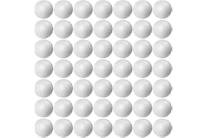 SUPVOX 100 Pezzi Palline di Schiuma, Sfere di Polistirolo 3cm Bianche per Decorazioni Natalizie, Matrimoni, Fai da Te - Lavoretti per Bambini e Centrotavola