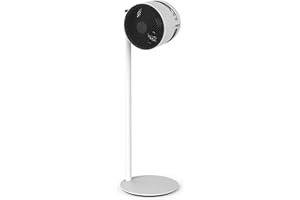 ‎BONECO BONECO Ventilator F230 I Standventilator I höhenverstellbar bis 121cm I 4 Leistungsstufen I Neigungswinkel verstellbar (weiß), Weiss