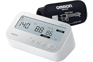 ‎OMRON OMRON X4 Connect AFib - Automatisches Blutdruckmessgerät mit App und Bluetooth, Oberarm-Blutdruckmessgerät mit Vorhofflimmern (AFib) Erkennung | klinisch validiert | Diabetiker & Schwangere | 22-42cm