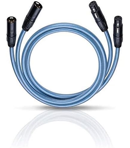 2 Cavi Audio XLR Oehlbach NF 14 Master X 200 &ndash; 2 Metri &ndash; Antracite &ndash; Nuovi In Confezione