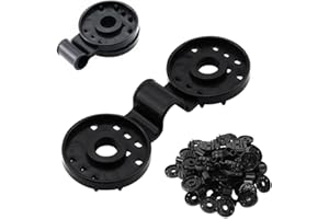 HUAMUDM 120 clip Shade Cloth Clips, clip speciali con rete ombreggiante, clip per panno ombra, clip per tenda parasole, fermagli, clip in plastica per panno protettivo, clip per panno protettivo