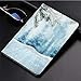 Produktbild Yaoni Hülle für iPad (9,7 Zoll, Modell 2018/2017, 6. / 5. Generation),Winter, Holzbohlen und Nadelbäume Schneefall Ruh,Ultra Slim Cover Schutzhülle PU Lederhülle/mit Auto Sleep Wake Up Funktion