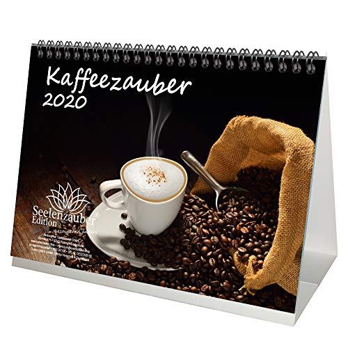 Preisvergleich Produktbild Kaffeezauber DIN A5 Tischkalender 2020 Kaffee - Seelenzauber