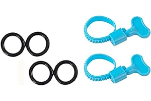 HANQ High Chair Foot Rest, Universal Non-Slip Elastic Retainer Highchair Footrest Adjustable Accessories with 4 Rubber Rings, Footrest Compatible with IKEA Antilop High Chair (Accessories)