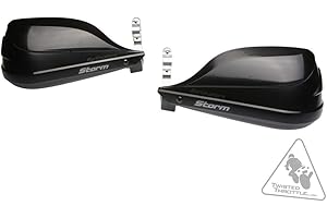 SW-MOTECH Stm-001-00-bk - paramanos Protectores de Mano fijación un Punto s1 barkbusters 22 mm