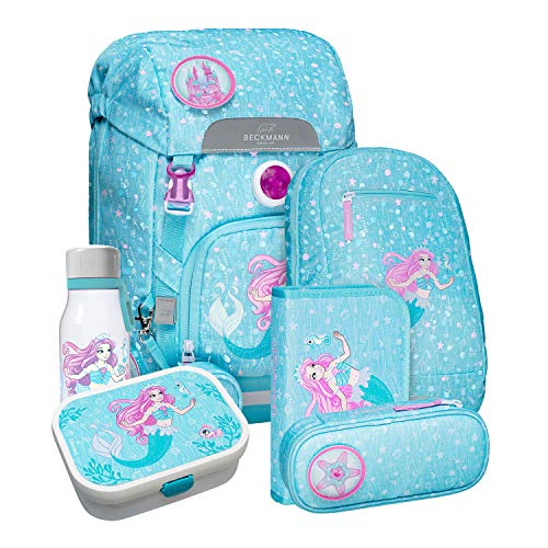Preisvergleich Produktbild Beckmann Classic 22 Mermaid Schulranzen Set 6tlg.
