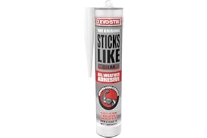 EVO-STIK Sticks Like Adhesive Clear - 290ml - All Weather - Extreme Temperature & Movement Resistant