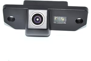 Kalakass Portatarga Videocamera HD per Impermeabile retrovisore Telecamera da Retromarcia per Mondeo Focus C-Max Focus Sedan(3 Carriage) Focus (2 Carriage)